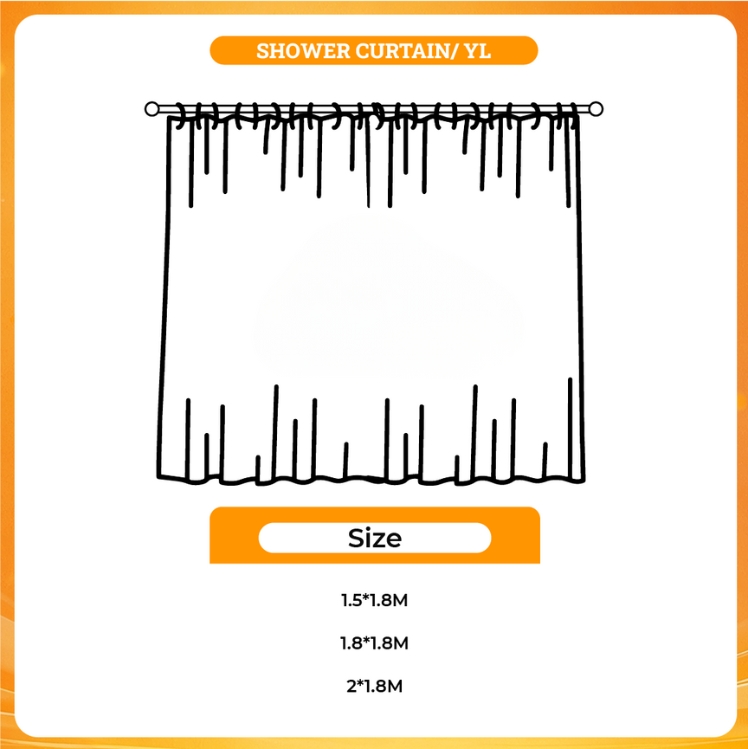 3D shower curtain - To Your Eternity Merch