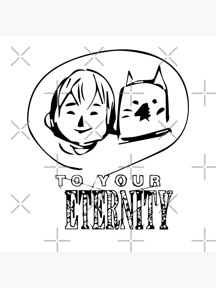 To Your Eternity Fushi Parona Joan Bassic Design Shower Curtain - Image 2