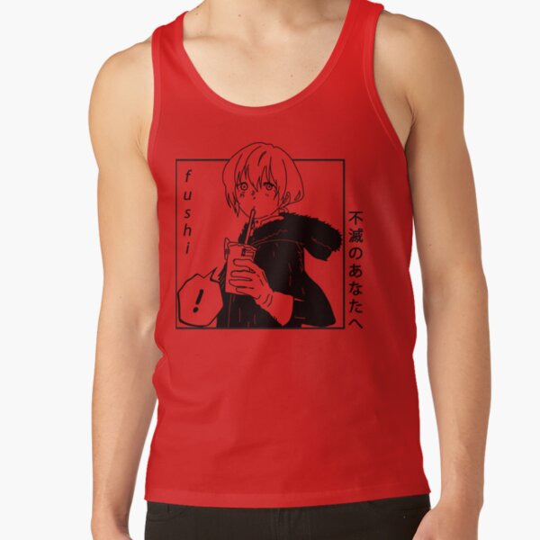 To Your Eternity Fushi Drinking Mlik Tea Funny Tank Top - Image 3