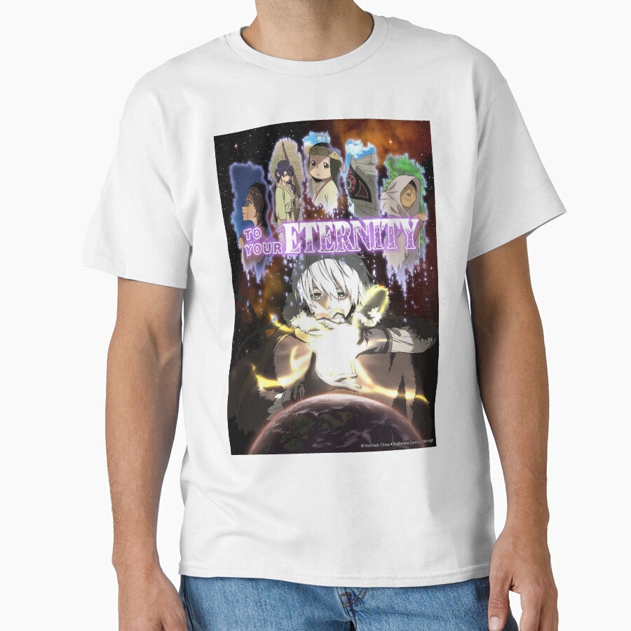 Hot Anime To Your Eternity Characters Design T-shirt - Image 2