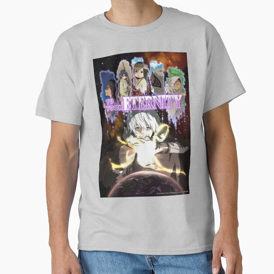 Hot Anime To Your Eternity Characters Design T-shirt - Image 3