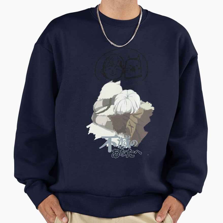 To Your Eternity Fushi And Joaan Chibi Sweatshirt - Image 5