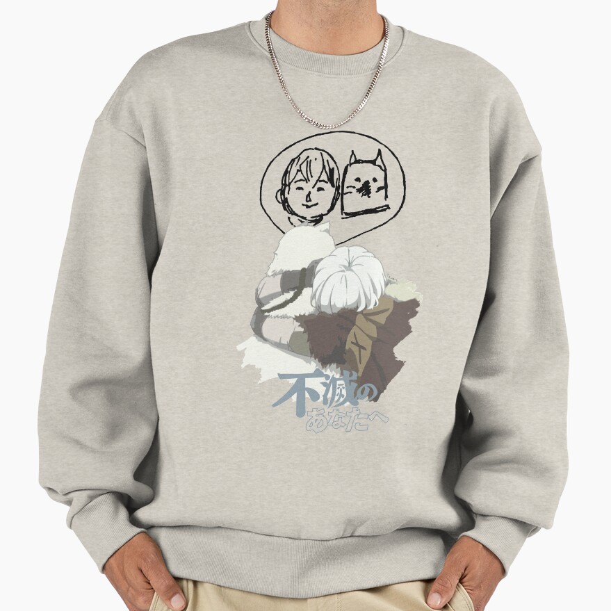 To Your Eternity Fushi And Joaan Chibi Sweatshirt - Image 4