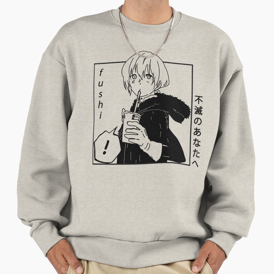 To Your Eternity Fushi Drinking Mlik Tea Funny Sweatshirt - Image 2