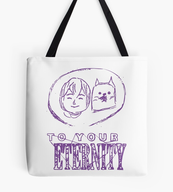 To Your Eternity The Boy And The Wolf Tote Bag