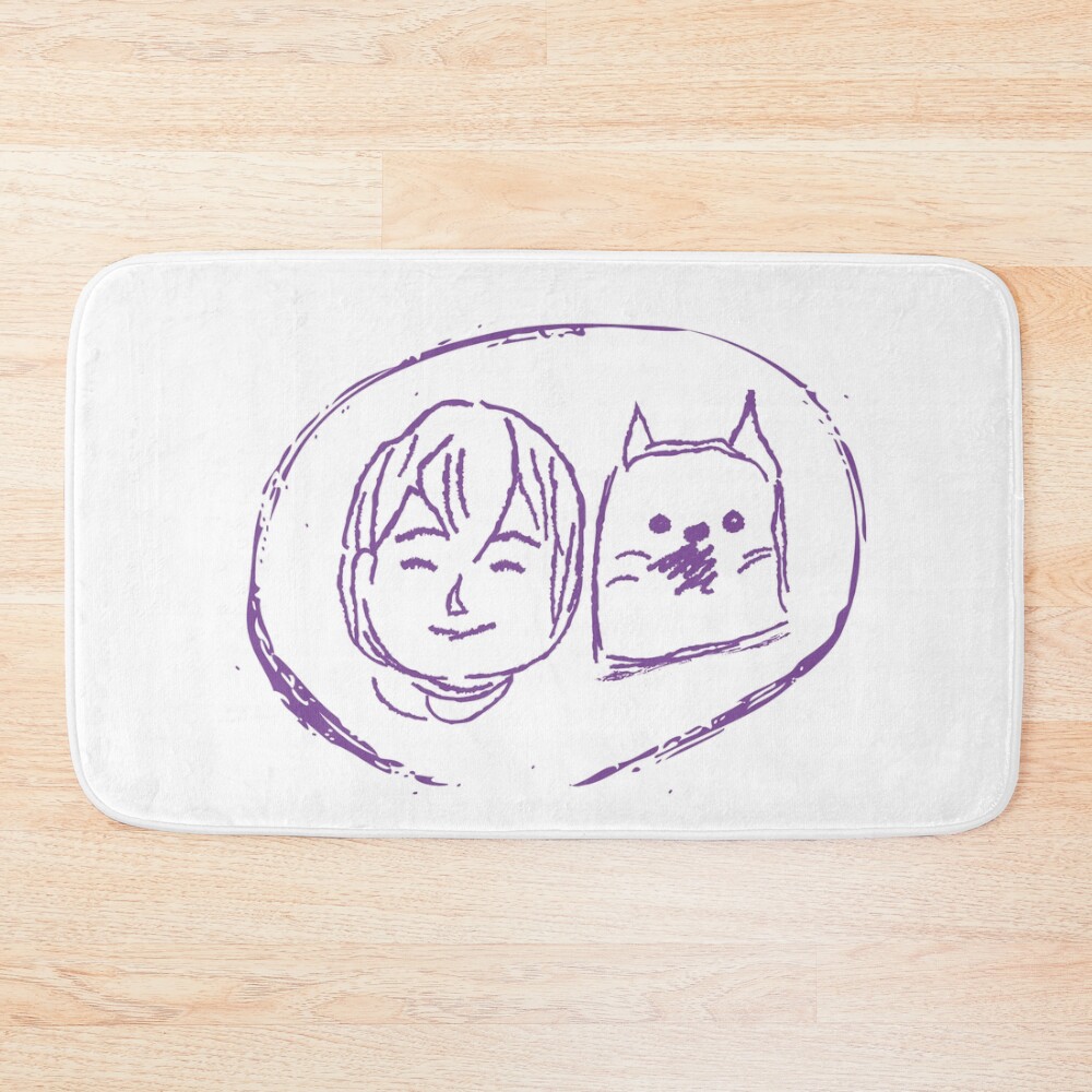 To Your Eternity The Boy And The Wolf Bath Mat
