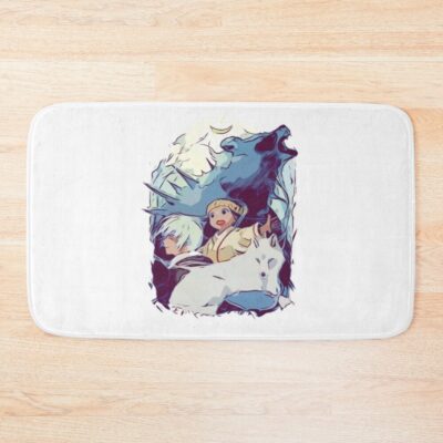 To Your Eternity Fushi March And Joaan Sketch Bath Mat