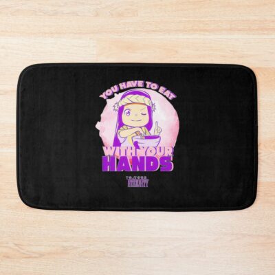 To Your Eternity Cute Girl Holding Bowl Bath Mat