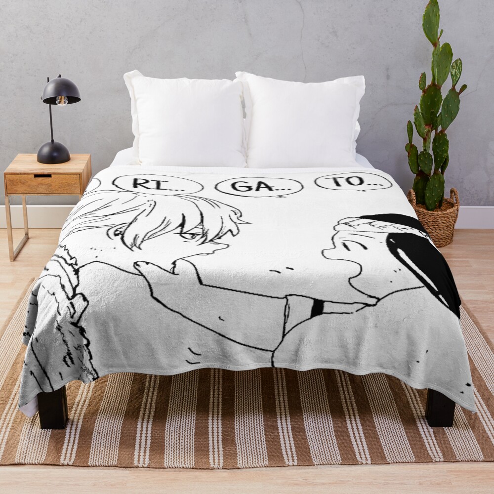 To Your Eternity Fushi And March So Cute Throw Blanket