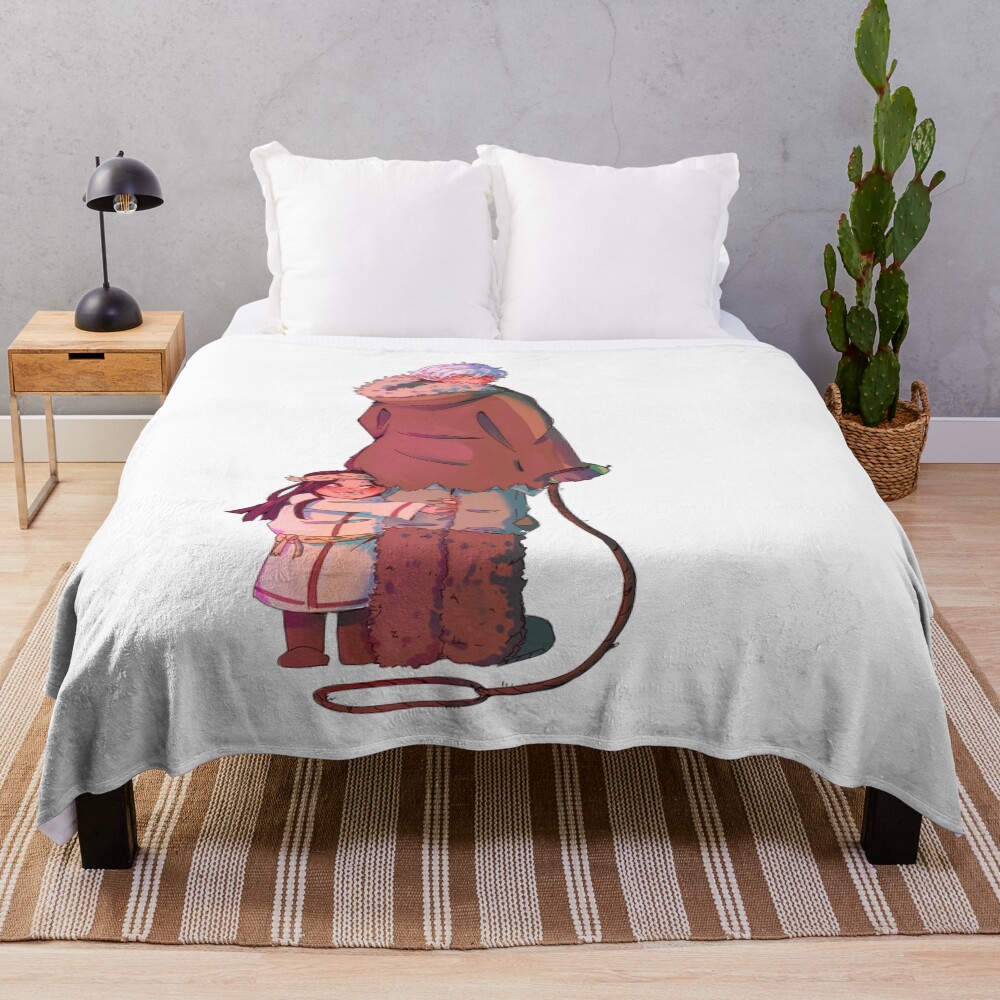 New Collection March And Fushi To Your Eternity Throw Blanket
