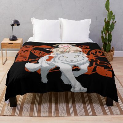 To Your Eternity Joaan And March Chibi Throw Blanket