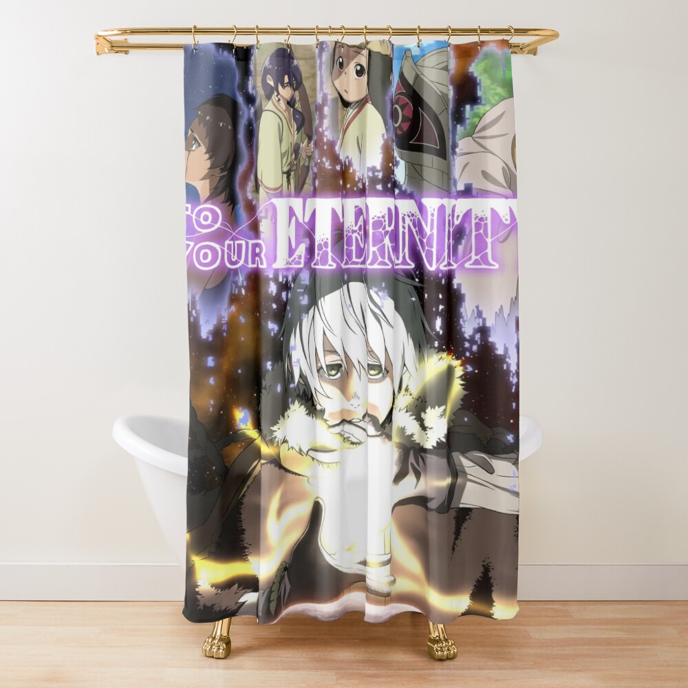 Characters From Anime To Your Eternity Shower Curtain