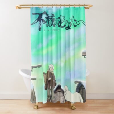 Anime To Your Eternity Fushi And Joaan Colrofull Shower Curtain