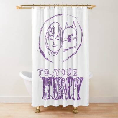 To Your Eternity The Boy And The Wolf Shower Curtain