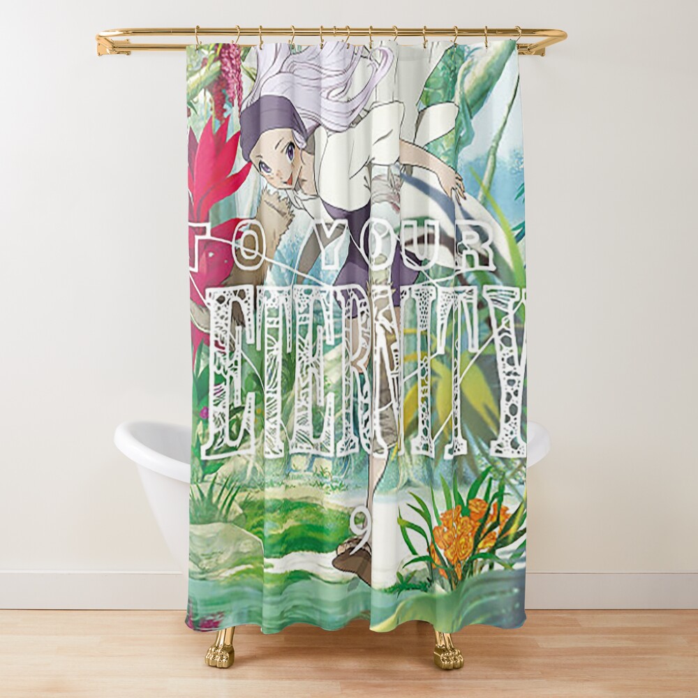 Hot Anime To Your Eternity Colorull Shower Curtain