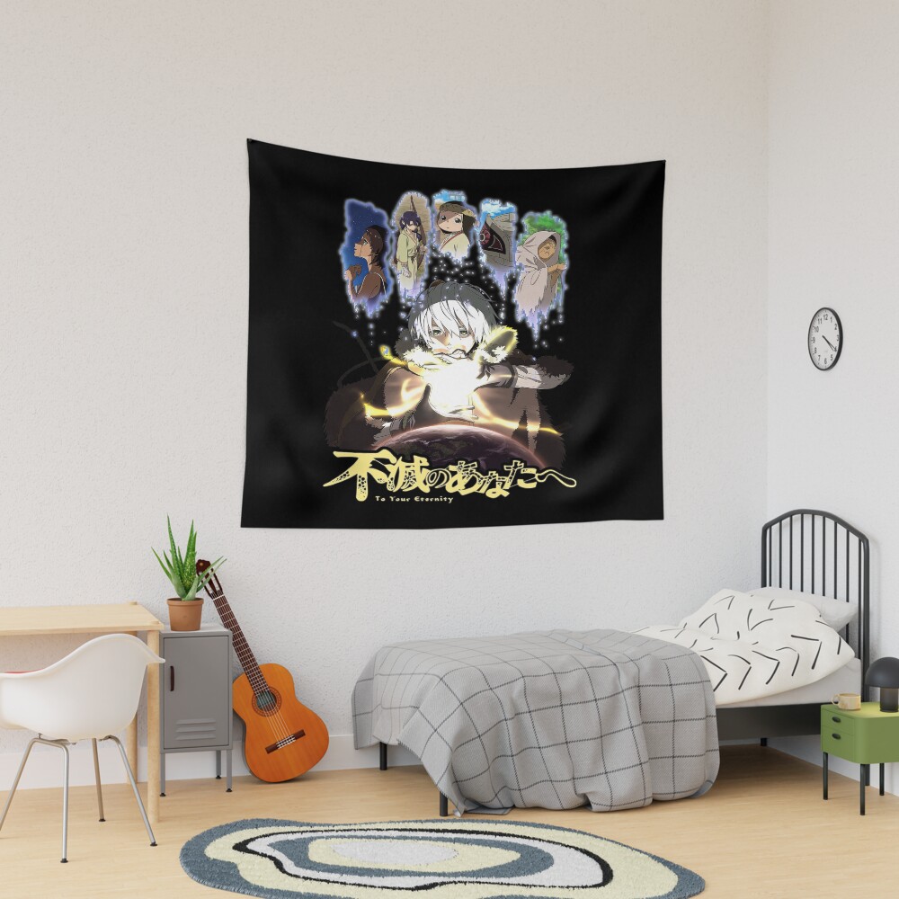 To Your Eternity Fushi With Friends Tapestry