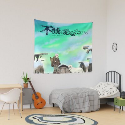 Anime To Your Eternity Fushi And Joaan Colrofull Tapestry