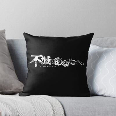 Anime To Your Eternity Logo Bassic Design Throw Pillow