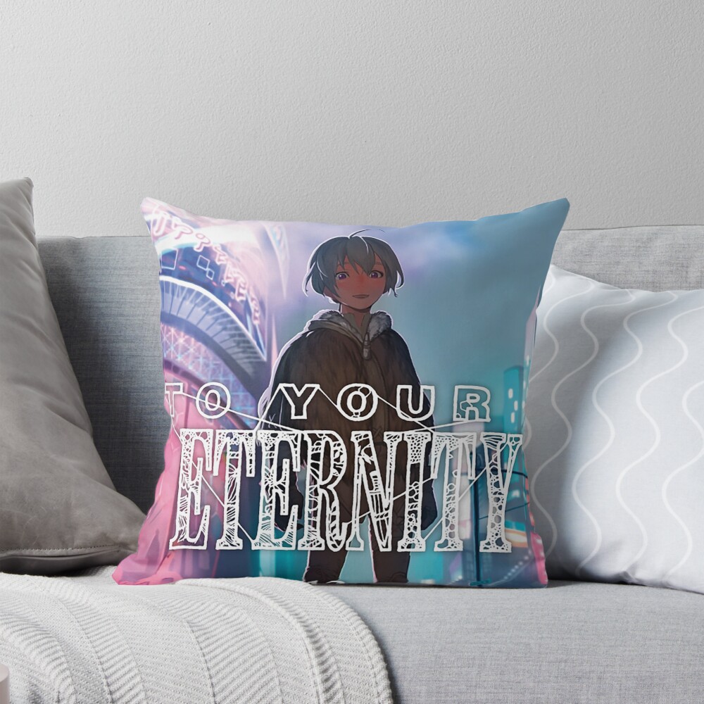 Best Anime To Your Eternity Fushi Colorfull Throw Pillow