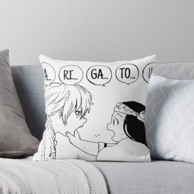 To Your Eternity Fushi And March So Cute Throw Pillow