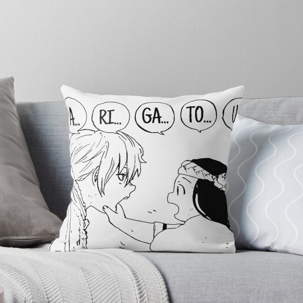 To Your Eternity Fushi And March So Cute Throw Pillow