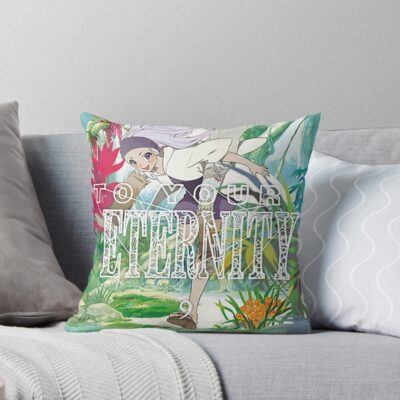 Hot Anime To Your Eternity Colorull Throw Pillow