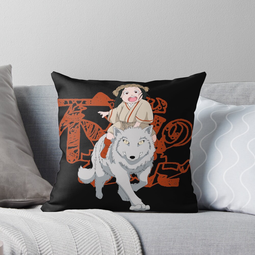 To Your Eternity Joaan And March Chibi Throw Pillow