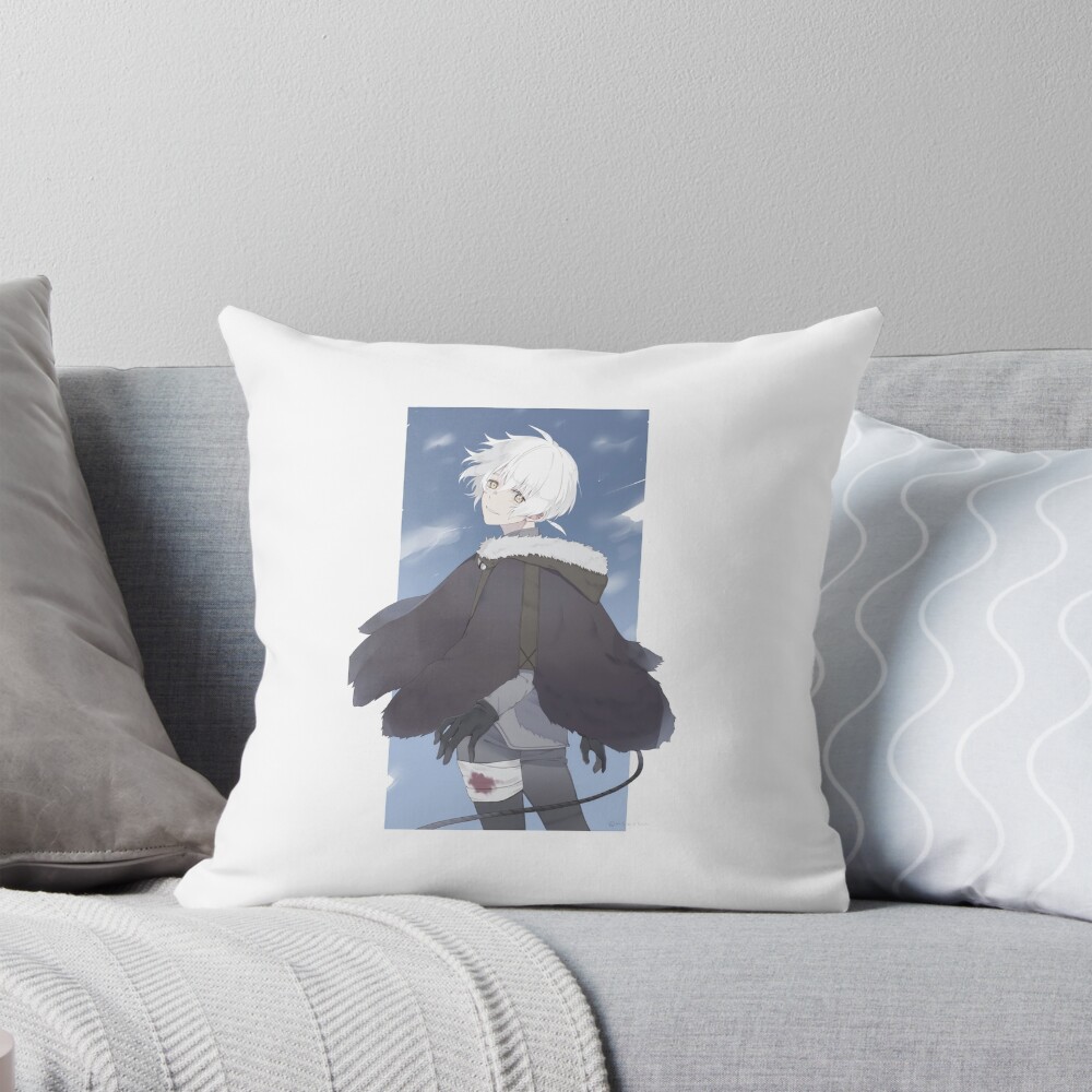 To Your Eternity Fushi Hurt In The Snow Throw Pillow